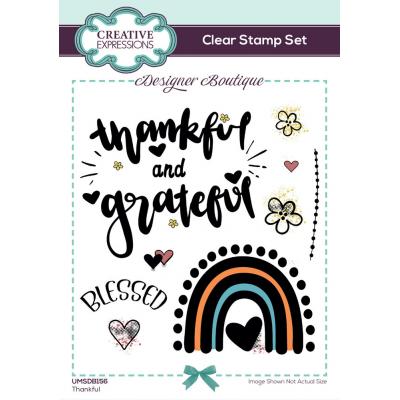 Creative Expressions A6 Clear Stamps - Thankful