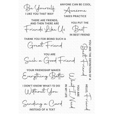 My Favorite Things Clear Stamps - Friends Like Us