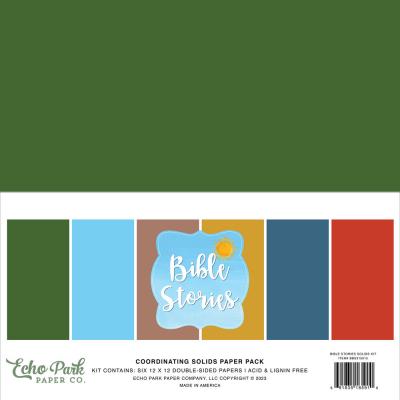 Echo Park Bible Stories - Coordinating Solids Paper Pack