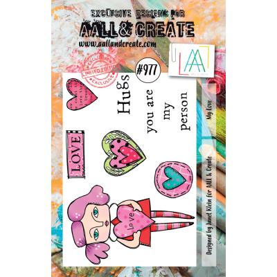 Aall and Create Clear Stamps - My Love