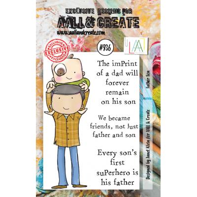 Aall and Create Clear Stamps - Father Son