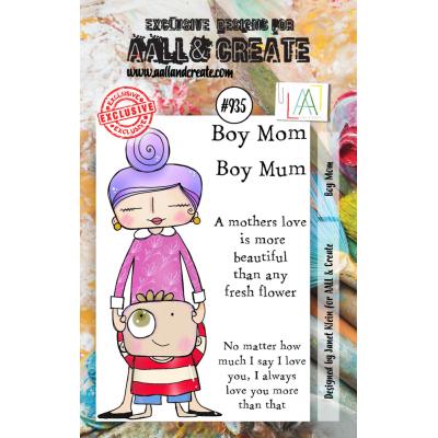 Aall and Create Clear Stamps - Boy Mom
