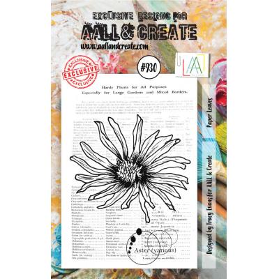 AALL and Create Clear Stamps - Paper Leaves