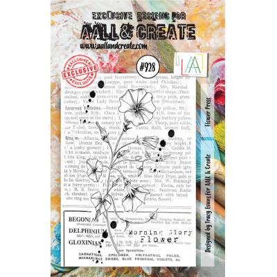 AALL and Create Clear Stamp - Flower Press