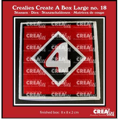 Crealies Stanzschablonen Create A Box - Adventsbox CCABL18