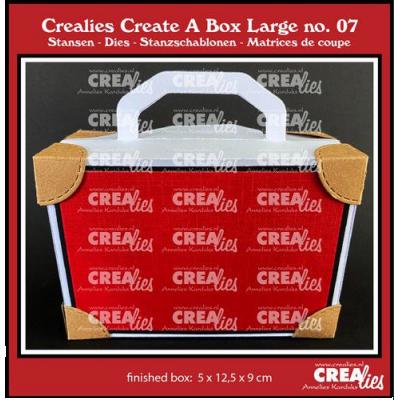 Crealies Stanzschablonen Create A Box - Koffer groß CCABL07