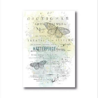 Masterpiece Design Clear Stamp - Butterfly Grid