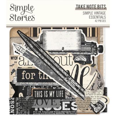Simple Stories Simple Vintage Essentials - Take Note Bits