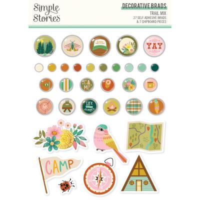 Simple Stories Trail Mix - Decorative Brads