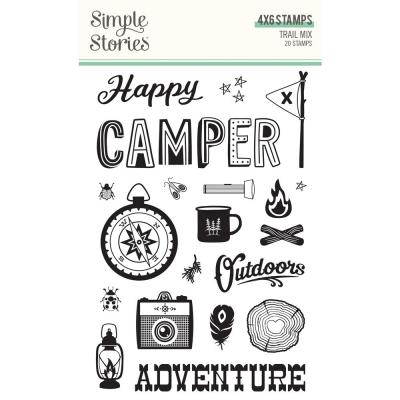Simple Stories Trail Mix - Clear Stamps