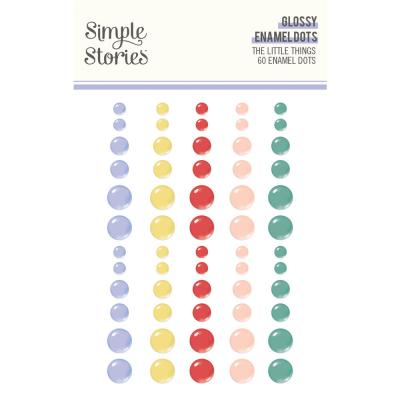 Simple Stories The Little Things - Glossy Enamel Dots