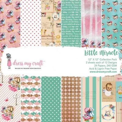 Dress My Craft Designpapier - Little Miracle