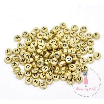 Dress My Craft - Golden Round Letter