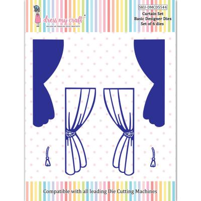 Dress My Craft Cutting Die - Curtain Set