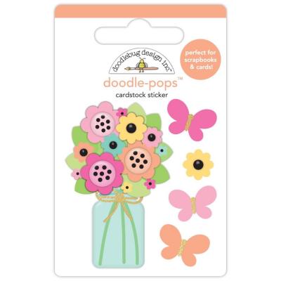 Doodlebug Doodle-Pops Hello Again - Butterfly Bouquet