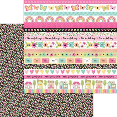 Doodlebug Hello Again Cardstock - Cute Calico