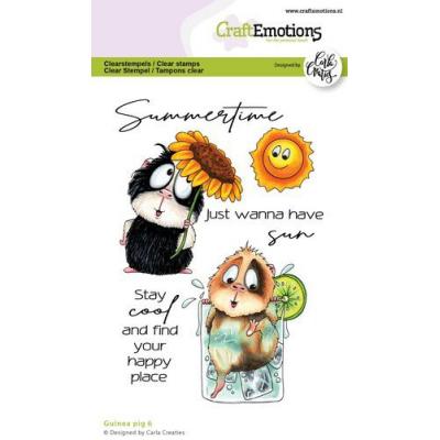 CraftEmotions Clear Stamps - Guinea Pig 6