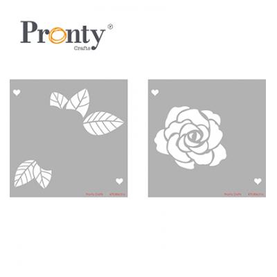 Pronty Stencil - Layered Rose