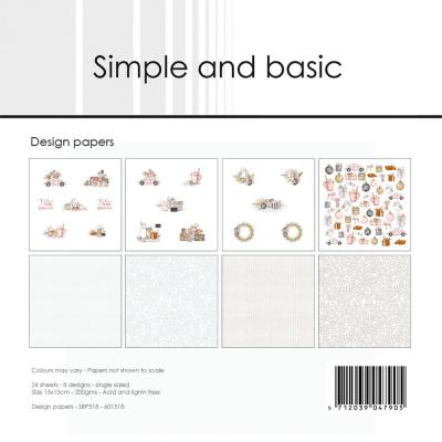 Simple and Basic Designpapier - Cozy Christmas