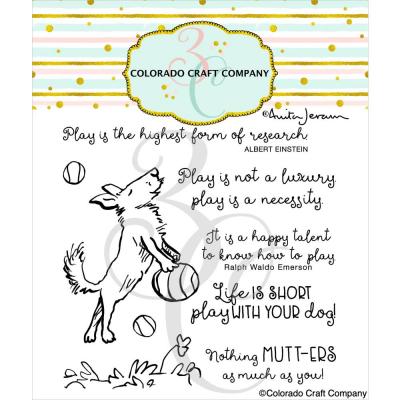 Colorado Craft Anita Jeram Clear Stamps - Play Ball