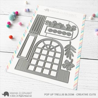 Mama Elephant Creative Cuts - Pop Up Trellis Bloom