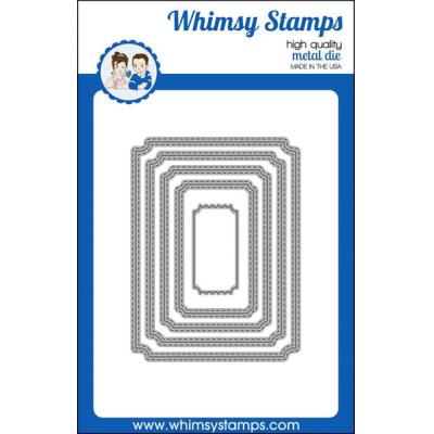 Whimsy Stamps Dies - Notched Rectangles