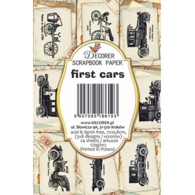 Decorer Paper Pack - First Cars