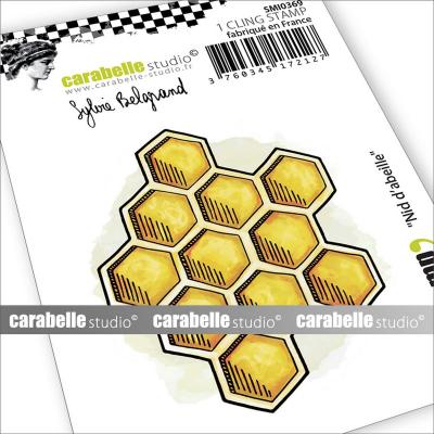 Carabella Studio Cling Stamp - Bienenwabe
