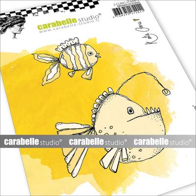 Carabella Studio Cling Stamps - Fische