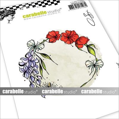 Carabella Studio Cling Stamps - Floraler Kreis