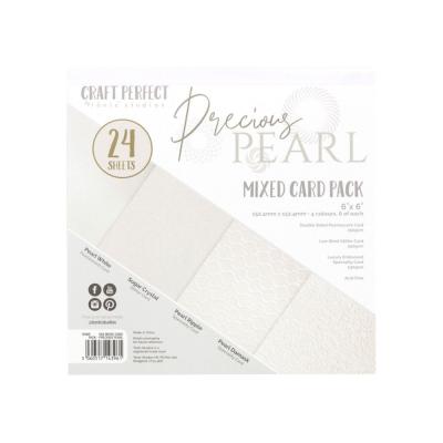 Tonic Craft Perfect Card Pack 6x6 Inch Precious Pearl