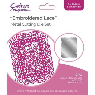 Gemini Create-a-Card Dies - Embroidered Lace