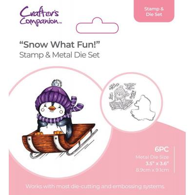 Crafter's Companion Stamp & Die - Snow What Fun!