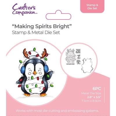Crafter's Companion Stamp & Die - Making Spirits Bright