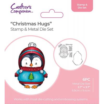 Crafter's Companion Stamp & Die - Christmas Hugs