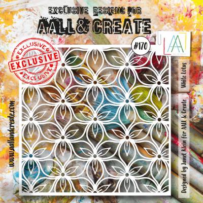 Aall and Create Stencil - White Lotus