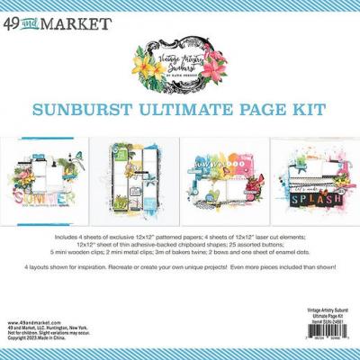 49 and Market Vintage Artistry Sunburst - Ultimate Page Kit