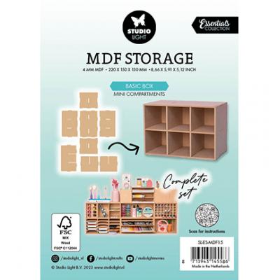 StudioLight MDF Storage Basic Box Mini Compartments