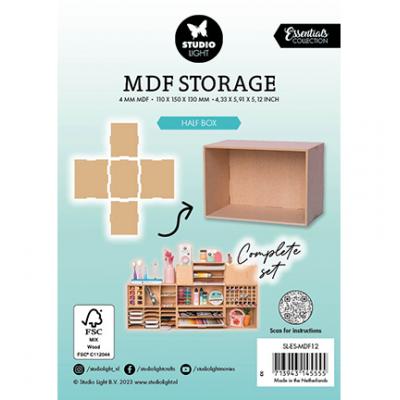 StudioLight MDF Storage Half Box