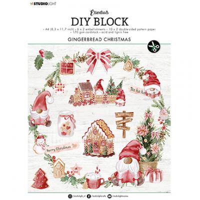 Studio Light DIY Block - Gingerbread Christmas