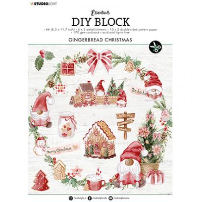 Studio Light DIY Block - Gingerbread Christmas