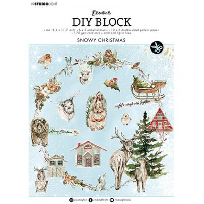 Studio Light DIY Block - Snowy Christmas