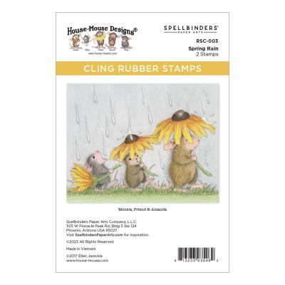 Spellbinders Stempel House Mouse - Spring Rain