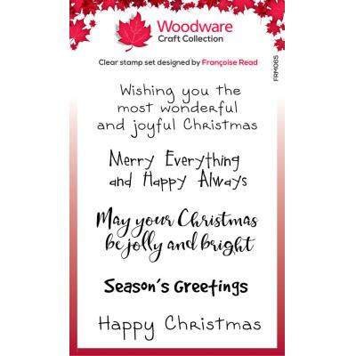 Woodware Stempel - Christmas Extras