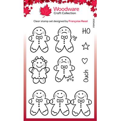 Woodware Stempel - Tiny Gingerbread Man