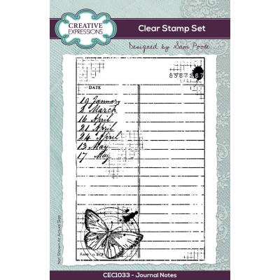 Creative Expressions Stempel - Journal Notes