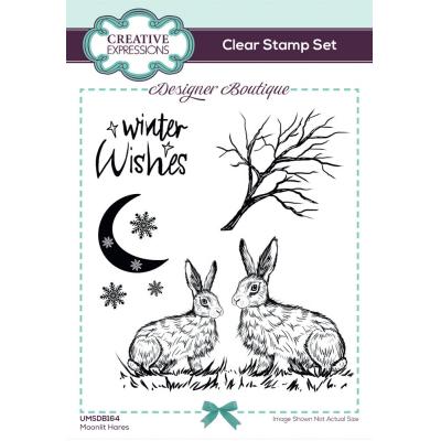 Creative Expressions Stempel - Moonlit Hares