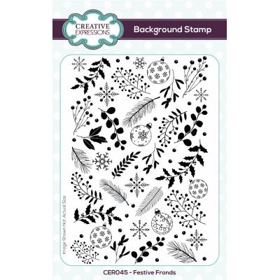 Creative Expressions Stempel - Festive Fronds