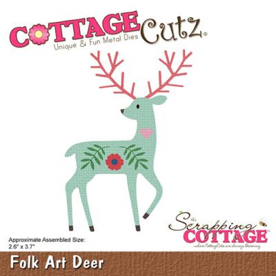 Scrapping Cottage Dies - Folk Art Deer