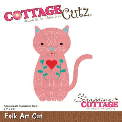 Scrapping Cottage Dies - Folk Art Cat